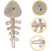 minkissy Fishbone Hairpin Goody Hair Clips for Women Cute Hair Clips for Women Goody Barrettes for Women Hair Clip for Women Hair Claw Clips for Women Miss Metal Alloy Clip - Buy Online on GoSupps.com