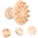 Minkissy Wooden Massage Comb - Scalp Massager & Scrubber Tool for Adults & Children | Smooth Home Massage Device - Buy Online on GoSupps.com
