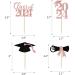 36 Pcs 2024 Graduation Cupcake Toppers Glitter Graduation Cupcake Picks Class Of 2024 Grad Cap Diploma Cupcake Toppers Graduation Theme Party Cupcake Decorations Supplies Rose Gold - Buy Online on GoSupps.com