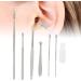 7PCS Stainless Steel Earwax Removal Kit with Cleaning Brush and Storage Box - Buy Online on GoSupps.com
