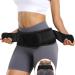 Sacroiliac SI Joint Hip Belt Lower Back Support Relief from Si Joint Sciatica Pelvis Back Pain Fully Adjustable Hip Braces for Sacral Nerve Hip Loc Tilt Up Belts Braces Women and Men Midnight Medium
