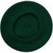 AIYUE Wool French Beret in Dark Green - Unisex Artist Painter Hat - Buy Online on GoSupps.com