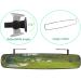 HKOO Golf cart Rear View Mirror 16.5" Extra Wide 180 Degree Panoramic Rear View Mirror Fit for Golf Cart EZGO Club Car Yamaha (Rear View Mirror) - Buy Online on GoSupps.com