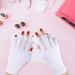 Quesuc 3 Pairs UV Shield Glove Gel Manicures Glove Anti UV Fingerless Gloves Protect Hands from UV Light Lamp Manicure Dryer (Black Purple White) - Buy Online on GoSupps.com