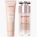 QUARXERY Exfoliating Care Set for Face & Body - 5% Niacinamide Body Cream + Purifying Peeling Gel - Improve Oily Rough Skin - 2-Step Skincare Routine