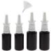 Empty nasal spray Miron glass bottle 2x 20 2x 30ml small funnel nasal atomizer Kosmetex violet glass vaporizer set of 4 + funnel