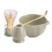 Generisch Kit de pr paration de matcha en poudre - Accessoires pour d butants amateurs de th maison voyage c r monie latte - Avec bol de 500 ml - Fouet en bambou - Support