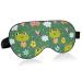 Haskirky Light Blocking Eye Mask Breathable and Adjustable Adult Men and Women Travel on Business Trips Yoga Meditation Light Smooth Comfortable Eye Mask Office Deep Sleep Goodies Funny Frogs