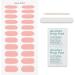 JMEOWIO Gel Nail Strips Solid Color Pink Gel Nail Stickers Nail Supplies Nail Art Design Decoration Accessories - Buy Online on GoSupps.com