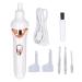 USB Rechargeable LED Light Ear Wax Remover | Electric Ear Cleaner Vacuum | Safe & Gentle Home Ear Cleaning Tool (White) - Buy Online on GoSupps.com