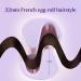 French Wave Curling Iron - Rommantic Water Ripple Egg Roll French V Curling Wand 32mm Adjustable Temperature Hair Curler (2 PCS - B) - Buy Online on GoSupps.com