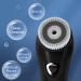 TOUCHBeauty Men's Facial Brush Set | Waterproof Face Scrubber Exfoliator Device | Black TB-1487M-05 with 6 Replacement Heads - Buy Online on GoSupps.com