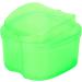 Denture Bath Case Box - Colored Storage Container for False Teeth with Strainer Basket (Green) | International Shipping Available - Buy Online on GoSupps.com