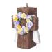 Floral Scented Christian Candle - Holy Cross Candle for Prayer & Meditation - Prayer Candle with Premium Soy Wax - Perfect All-Year Rituals