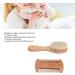 Walfront Wooden Baby Hair Brush and Comb Set - Soft Goat Bristle Brush for Newborn Hair Grooming - Buy Online on GoSupps.com