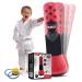 Whoobli Ninja Inflatable Kids Punching Bag, Inflatable Toy Punching Bag for Kids, Bounce-Back Bop Bag for Play, Boxing, Karate, Anger Management, Gift for 3-7 Years Old, Toys Age 3 4 5 6 7 New 2022 Ninja- Red