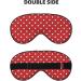 SSIMOO Big White Dot Sleep Mask | Adjustable Breathable & Fashionable Eye Mask for Ultimate Comfort | International Shipping - Buy Online on GoSupps.com