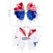 Whaline 6 Pack 4th of July Hair Bow Clips - Patriotic Red Blue White Barrettes for Women & Girls | Memorial Day Holiday Accessories - Buy Online on GoSupps.com