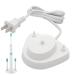 Electric Toothbrush Charger for Philips Sonicare Replacement Charger with Toothbrush Heads Holder for HX3000 / HX6000 / HX8000 / HX9000 Series Portable IP67 Waterproof Power Cable 3.6FT