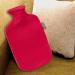 Fashy Red Velour Hot Water Bottle with Fleece Cover | Made in Germany - Buy Online on GoSupps.com