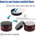 travel pots for cream small pots with lids Pack of 6 100ml Blue Plastic Cream Jars Cosmetic Pots with Clear Lids Containers for Toiletries (Color : Blauw Size : 80ml) 80ml Blauw - Buy Online on GoSupps.com