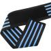 Men & Women Compression Wrap Bandage Leg Sleeves - Breathable Adjustable Support for Sports Injury Recovery - 180x8cm Blue - Buy Online on GoSupps.com