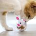 FANTESI 2 Pcs Cat Food Ball Dispenser Cat Treat Toy Feeder Toy for Interactive IQ Treat Training Mouse shape Tumbler (Random color) - Buy Online on GoSupps.com