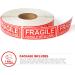 Fragile Shipping Stickers - 1x3 Handle with Care Labels | 1000 Labels per Roll for Safe International Delivery - Buy Online on GoSupps.com