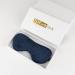 Silk Sleep Mask - 22 Momme Pure Natural 100% Mulberry Silk Eye Mask for Night Sleeping Travel (Purplish Blue)