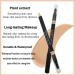 2 in 1 Concealer Pencil Stick for Full Coverage - Waterproof Dual-Sided Face and Eyebrow Concealer Crayon for Dark Circles, Blackheads - Professional Makeup Highlighter with Brush - Natural Shade - Buy Online on GoSupps.com