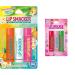 Lip Smackers Tropical Fever Trio and Best Flavors Forever Trio Lip Balm Set of 3 Lip Balm + Lip Balm