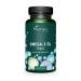 Omega 3 VEGAN | 1500 mg Algae Oil with 450 mg DHA & 225 mg EPA | 90 Capsules | 100% Natural and Without Additives | Brain + Memory | Vegavero