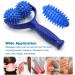 Premium Massage Rolls with Handles - Hedgehog Ball Roller for Foot & Muscle Pain Relief - Buy Online on GoSupps.com