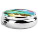 Caribbean Scenery Round Pill Box - 3 Compartment Organizer & Portable Travel Solution for Pills - Buy Online on GoSupps.com