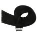 Ugeat Black Tape Extensions - Real Remy Hair Seamless & Invisible 35cm 20 Pieces 50g - Natural Hair Extensions #1B - Buy Online on GoSupps.com