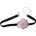 Oralgos Furry Ball Flower Necklace - Velvet Adjustable Collarbone Chain - Light Fabric Jewelry for Elegant Looks - Buy Online on GoSupps.com