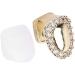 Single Tooth Bling - Diamond Gold Hip Hop Teeth Decoration for Halloween Party - Buy Online on GoSupps.com