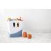 Ubbi Bath Time Essential Gift Set - Drying Bin & 11 Water Toys for Toddler Play | Baby Bath Accessory | Muted Blue Gift Set - Buy Online on GoSupps.com