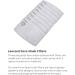 Leovard Face Mask Filters - 30 Premium PM2.5 Activated Carbon Replacement Filters - 5 Layered, USA Designed - Buy Online on GoSupps.com