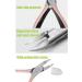 Podiatrist Toenail Clippers Professional Thick and Ingrown Toenail Clippers Ingrown Toenail Tool Kit Ingrown Toenail Removal Corrective Scissors Professional Pedicure Tools Toenail Clipper(Rose gold) - Buy Online on GoSupps.com