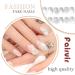 Fairvir Bling Rhinestone Sun Pearl False Nails - Acrylic Fake Nails for Weddings & Birthdays | Elegant Nail Art for Women & Girls - Buy Online on GoSupps.com