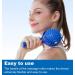 Massage Balls & Roller with Handle - Self-Massage Fascia Ball for Pain Relief in Back Legs Feet & Hands - Buy Online on GoSupps.com