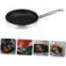 Zerodeko Flat Skillet Cooking Tool 1 PC Aluminum Steak Skillet Tool Universal Flat Bottom Wok Frying Pot Silver 39.5X20CM - Buy Online on GoSupps.com