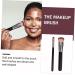 Buy Housoutil 10 Pcs Makeup Brush Set Foundation Eyelash Lipstick Concealer & More | Premium Synthetic Brushes for Flawless Application | International Shipping Available - Buy Online on GoSupps.com