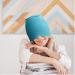 Gel Ice Headache & Migraine Relief Hat Cold Therapy Headache Relief Cap Stretchabl Snug Migrain Ice Head Wrap Mask for Puffy Eyes Tension Sinus and Stress Relief (One Size Blue) One Size Blue