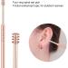 Portable Spiral Ear Wax Remover Set - Stainless Steel Ear Pick Tool for Effective Ear Cleaning - Buy Online on GoSupps.com