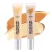 Liquid Concealer Full Coverage Moisturizing+Bright Foundation Makeup DE'LANCI Pro Natural Concealer Corrector for Eye Dark Circles Long Lasting&Waterproof for Man/Woman Face Vegan Cruelty Free Beige + Nude
