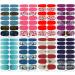16 Sheets Leopard Nail Polish Strips Stickers Self Adhesive Full Nail Wraps Stickers Gel Nail Art Decal Strips with Nail File for Women Girls Manicure Decoration - Buy Online on GoSupps.com