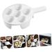 Mikinona 1pc Baked Snails Escargot Dish for Kitchen Server Dish Tableware Plate Escargot Cooking Mushroom Snail Dish Snail Bakeware Escargot Baking Ceramics Food Server Disk White 17X2.9CM White - Buy Online on GoSupps.com