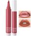 Lip smudge marker tint color matte with precision tips - lipstick pen with a natural finish - lightweight for all-day wear - lip liner without - Buy Online on GoSupps.com
